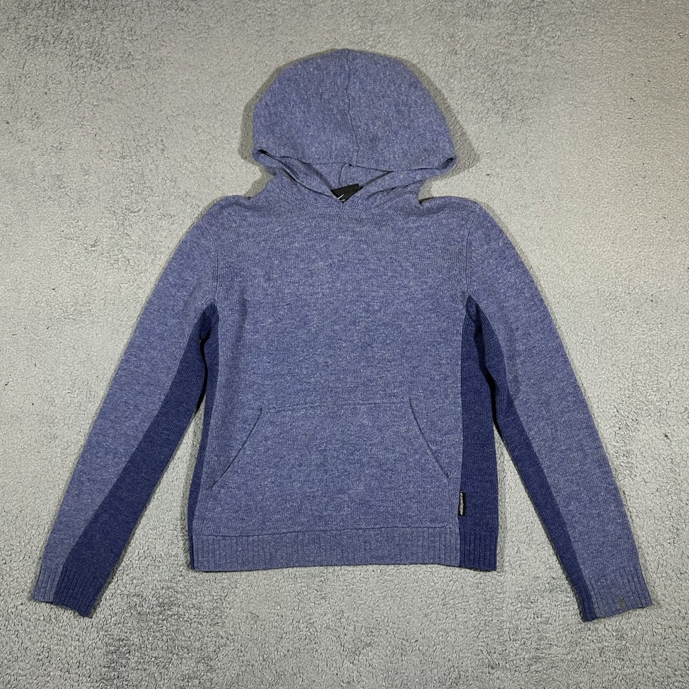 Nike ACG Color-Blocked Therma Layer 2 Blue Lambswool Hoodie Pullover Women Small